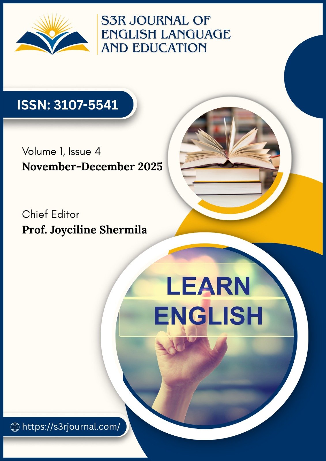 					View S3R Journal : Vol. 1, Issue 4, November-December 2025
				